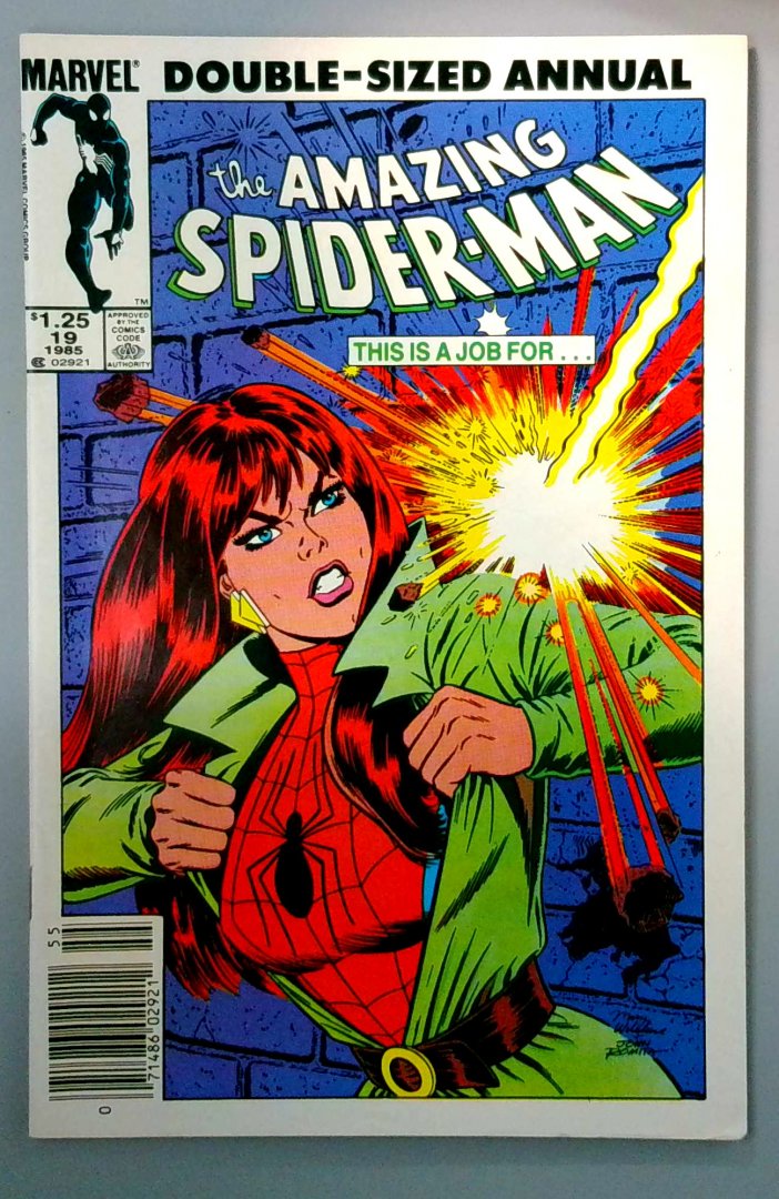 Amazing Spider-Man Annual #19 VF- 1st Alistaire Smythe, Newsstand Marvel