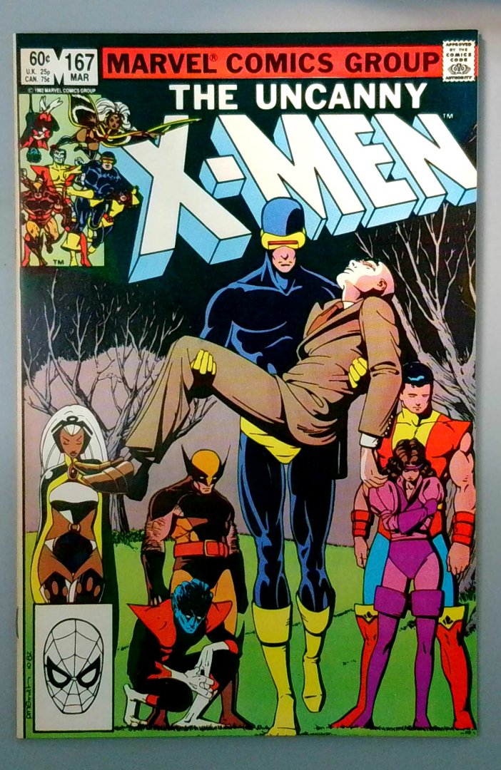 Uncanny X-Men #167 VF 1st New Mutants in X-Men Marvel 1983