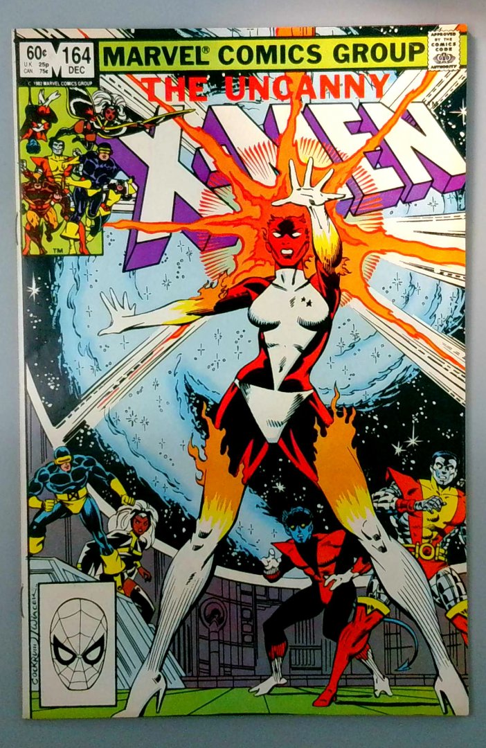Uncanny X-Men #164 VF 1st Binary, Marvel 1982