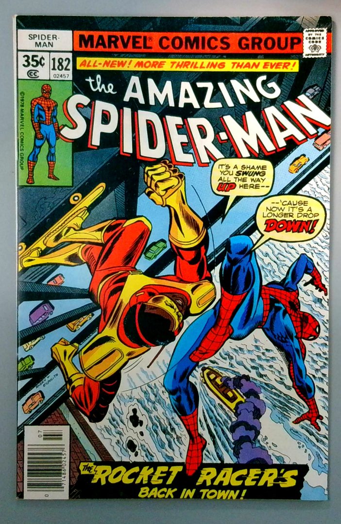 Amazing Spider-Man #182 VF+ Marvel  1978