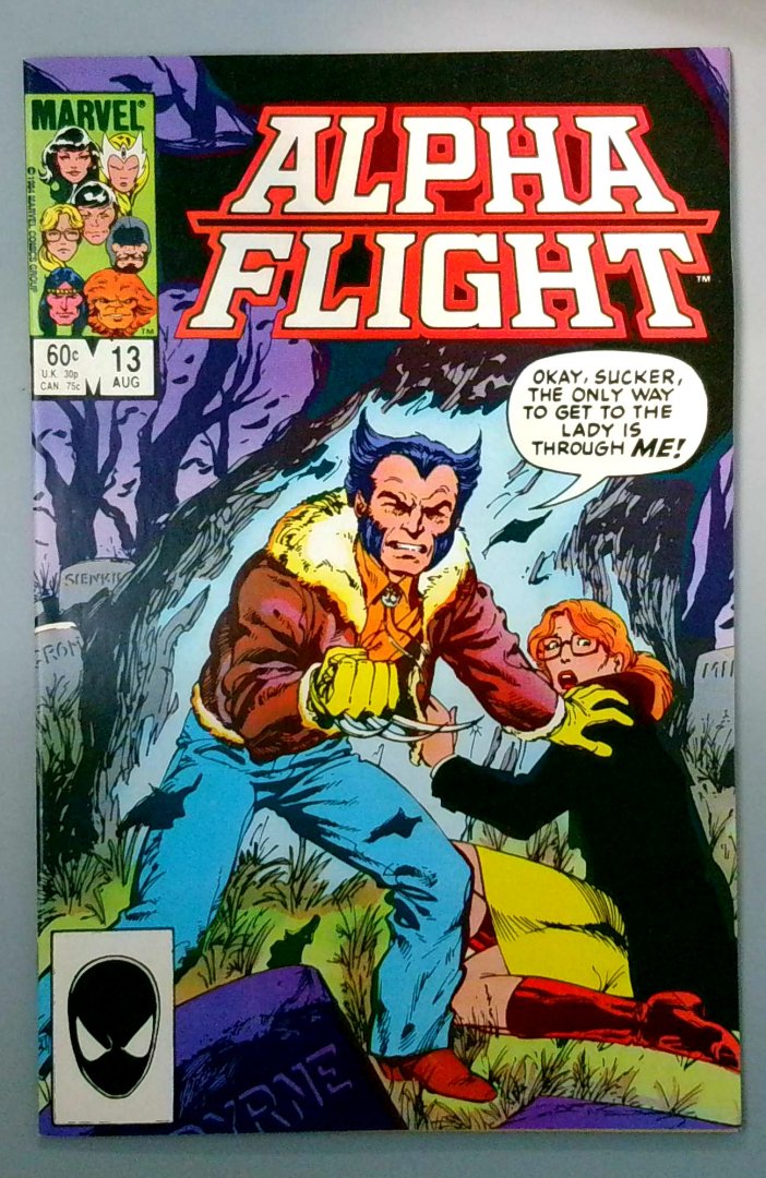 Alpha Flight #13 NM- Wolverine Marvel 1984