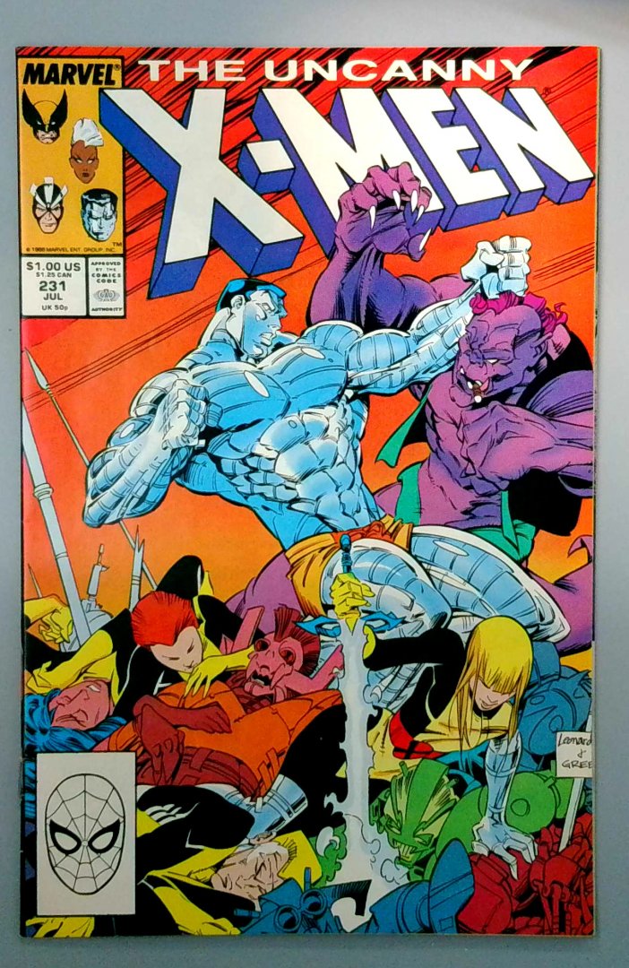 Uncanny X-Men #231 VF- Marvel