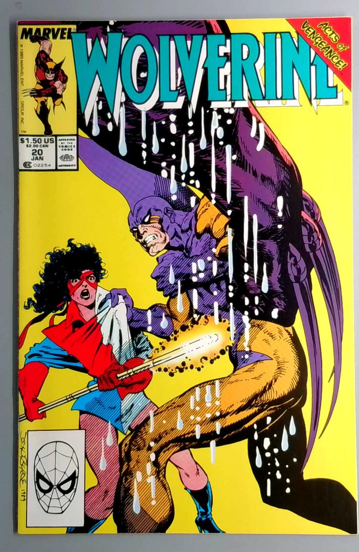 Wolverine #20 VF- Marvel 1990