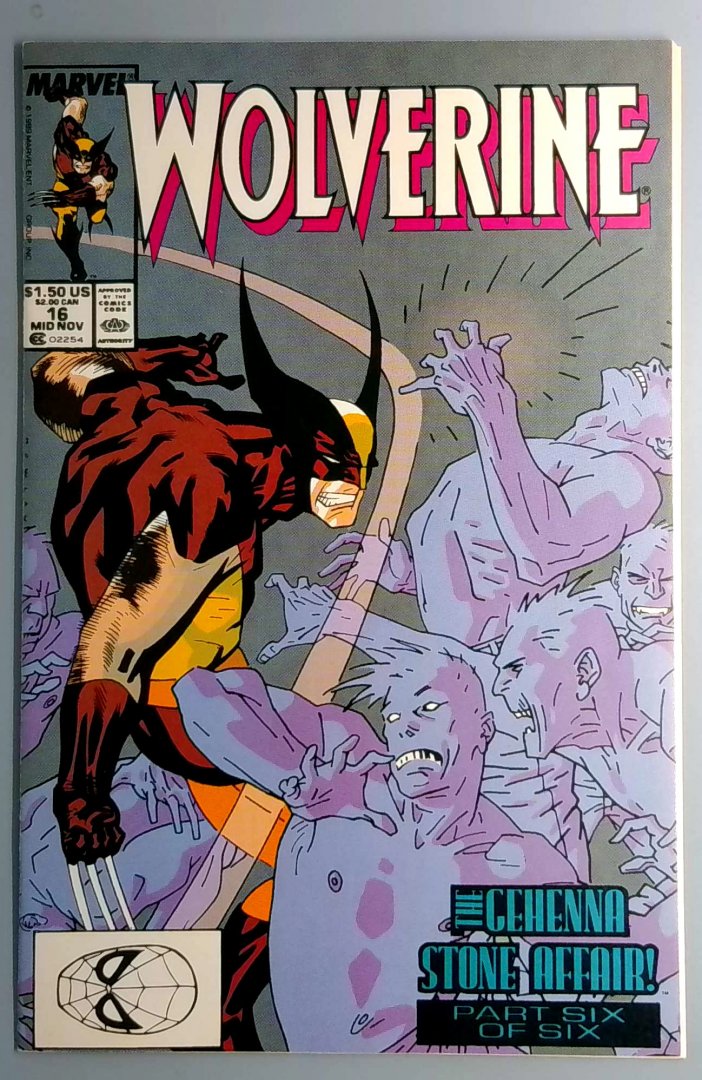 Wolverine #16 VF+ Marvel 1989