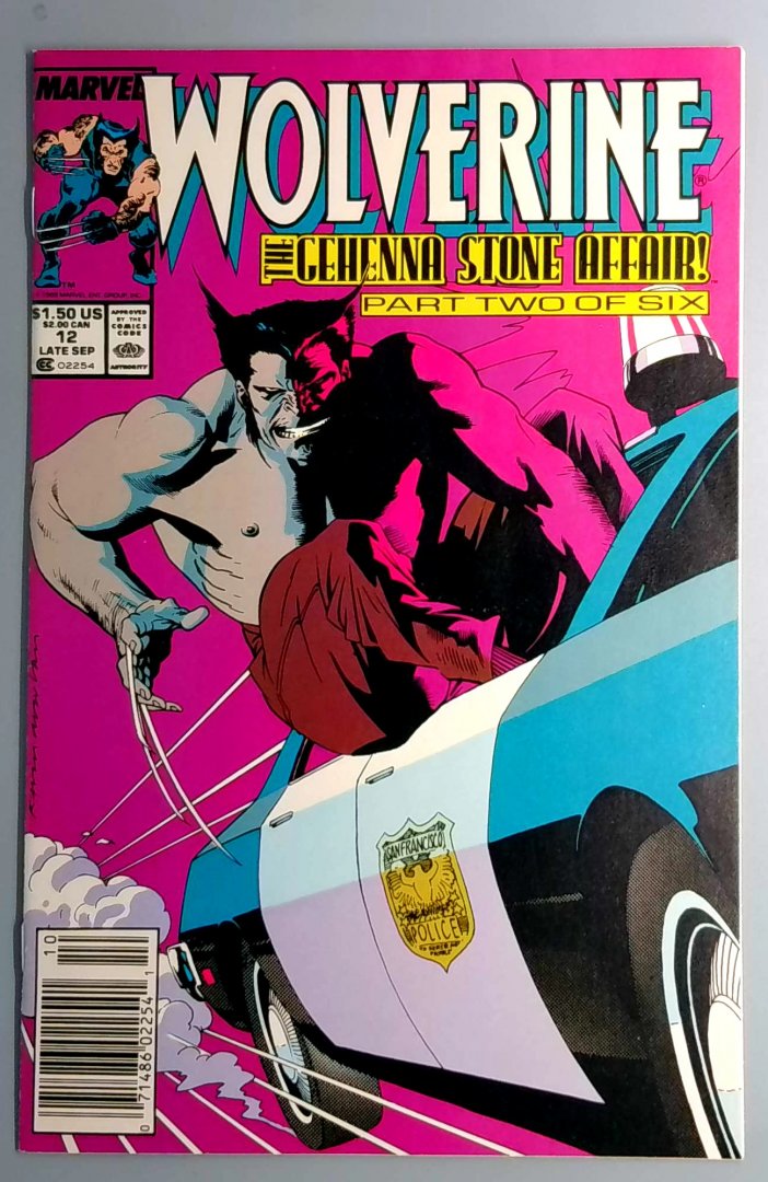 Wolverine #12 NM- Newsstand Edition Marvel 1989