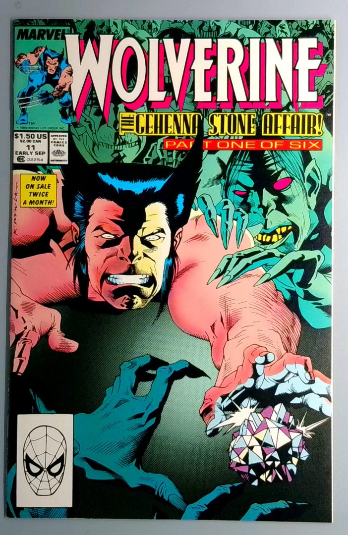 Wolverine #11 VF- Marvel 1989