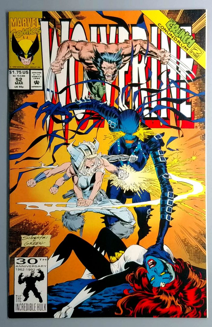 Wolverine #52 NM- Marvel 1992
