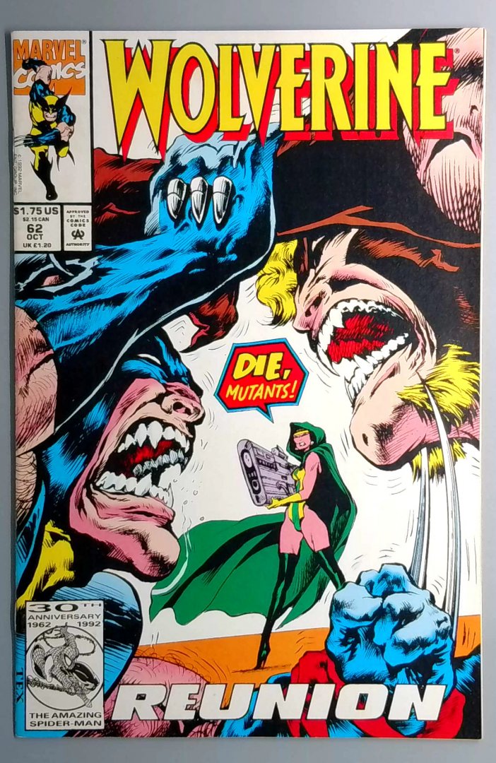 Wolverine #62 VF/NM Marvel 1992
