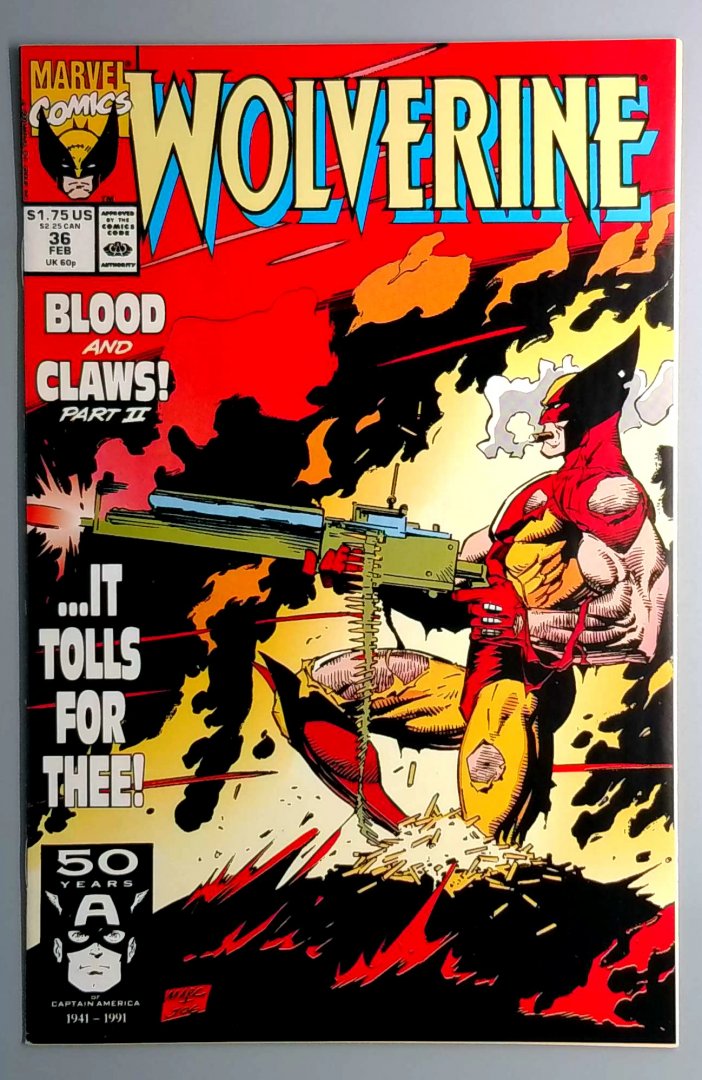 Wolverine #36 VF Marvel 1991