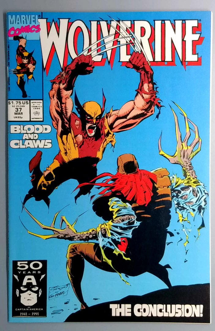 Wolverine #37 NM 1st Appearance of Elsie-Dee android Marvel 1991