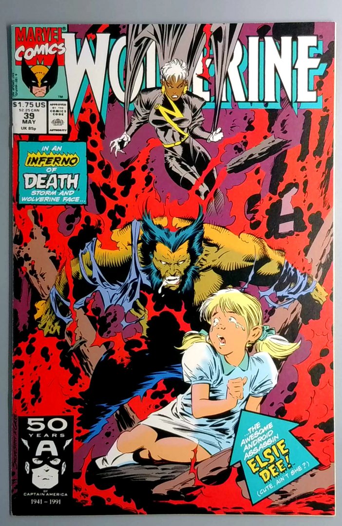 Wolverine #39 NM- Marvel 1991
