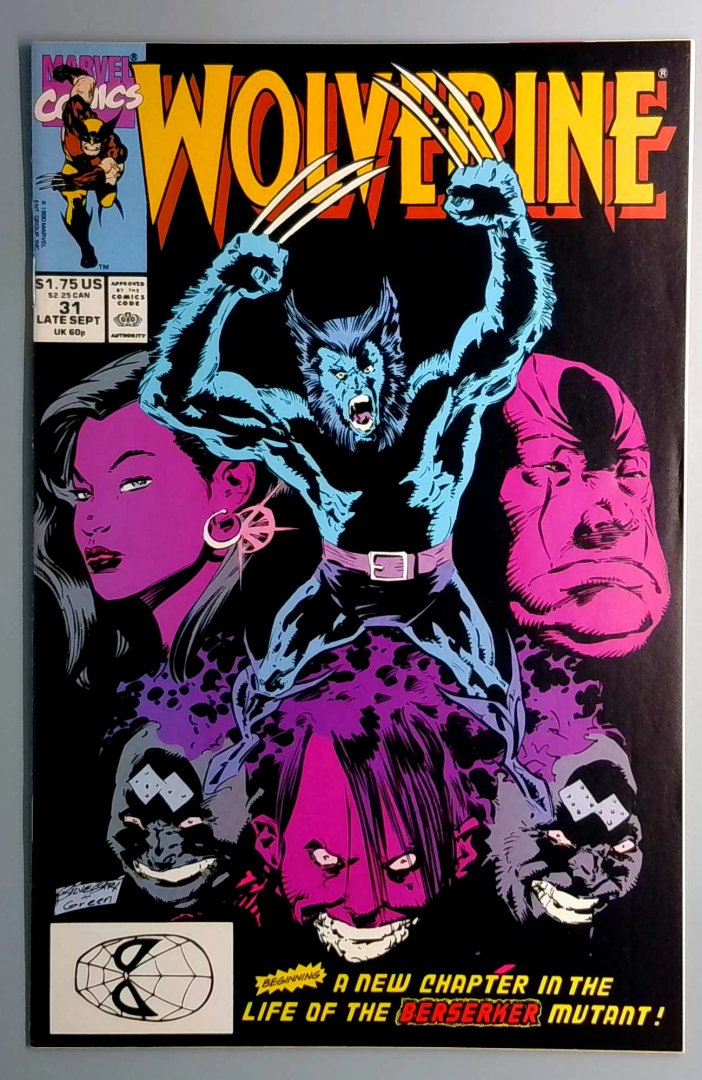 Wolverine #31 VF Marvel 1990