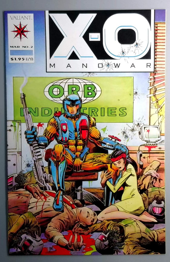 X-O Manowar #2 VF- Valiant 1992