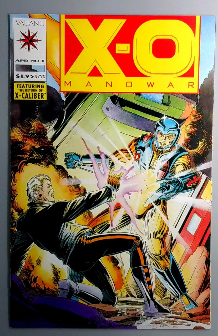 X-O Manowar #3 FN/VF 1st X-Caliber Valiant 1992