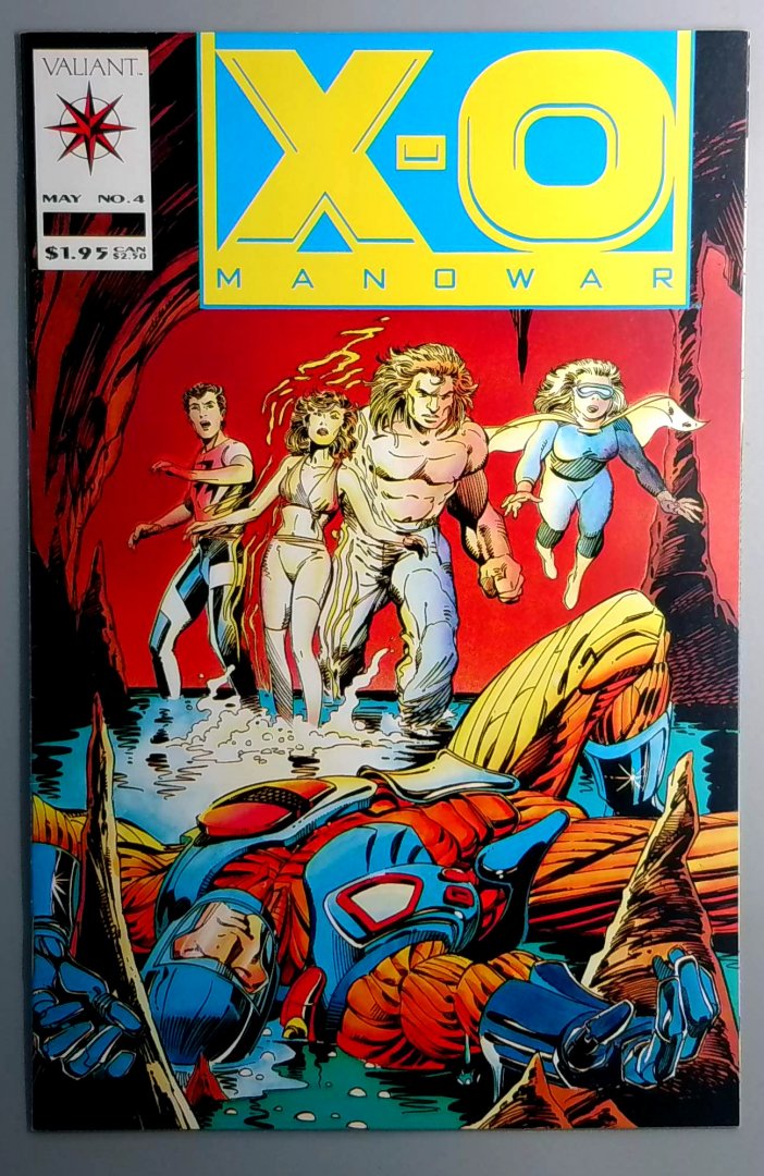 X-O Manowar #4 VF- 1st Jack Boniface Shadowman Valiant 1992