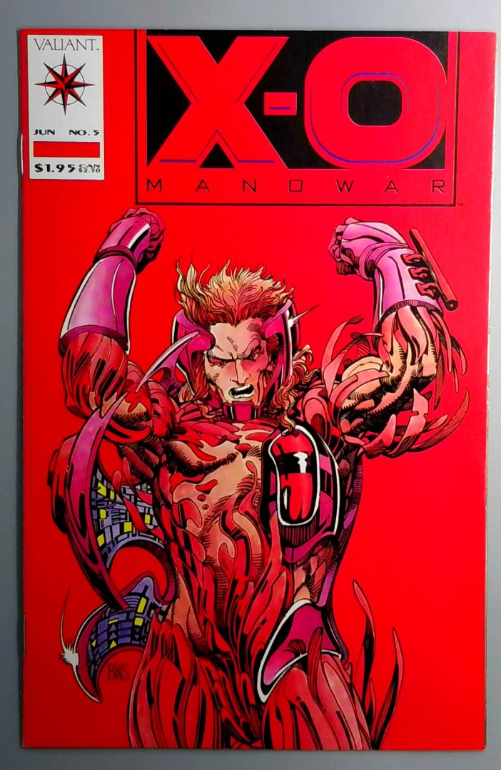 X-O Manowar #5 VF+ Valiant 1992