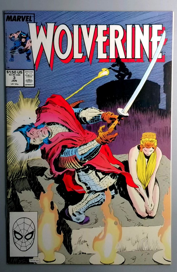 Wolverine #3 VF/NM Marvel 1989