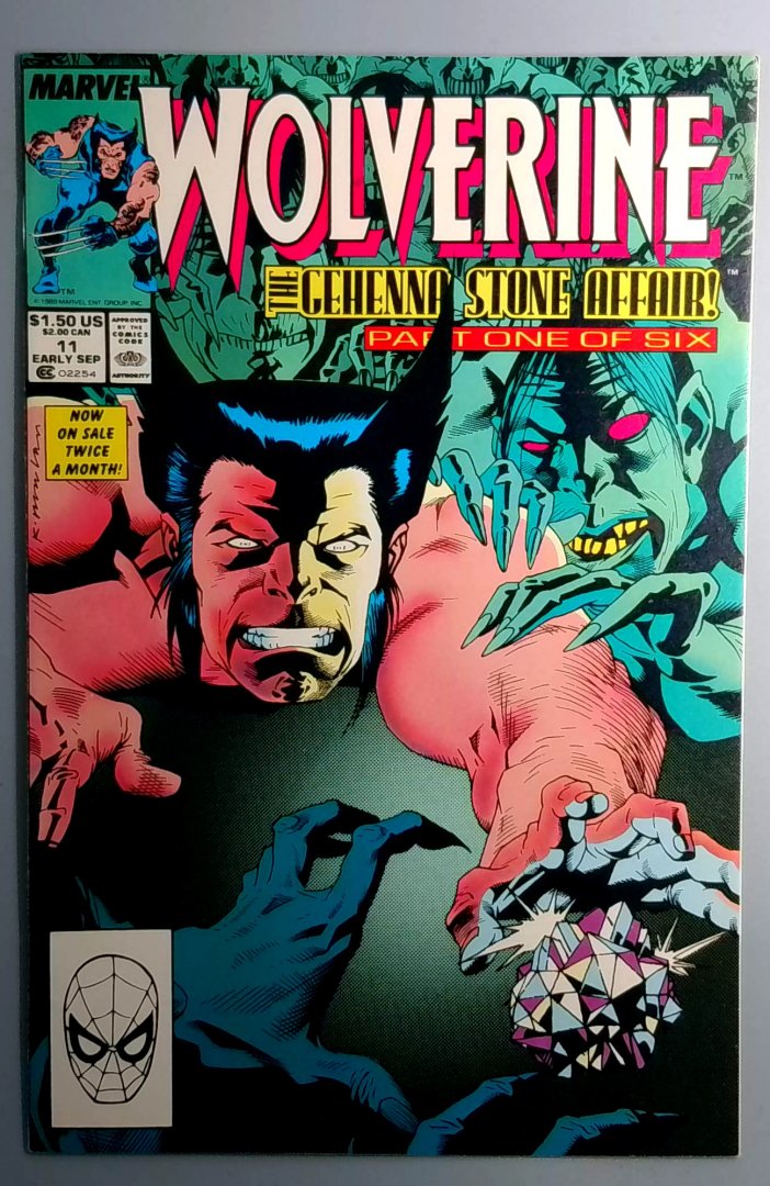 Wolverine #11 NM- Marvel 1989
