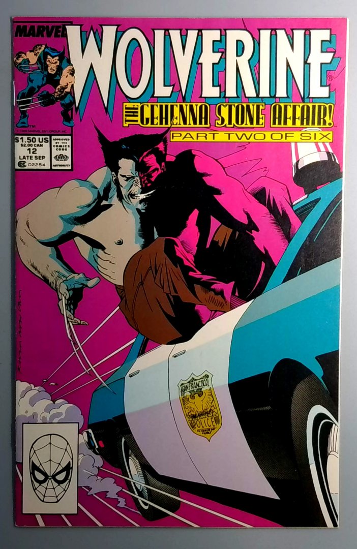 Wolverine #12 VF+ Marvel 1989