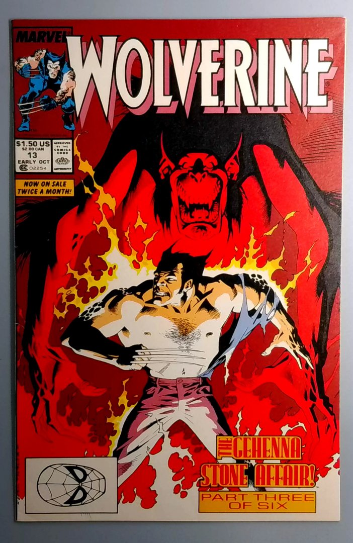 Wolverine #13 NM- Marvel 1989
