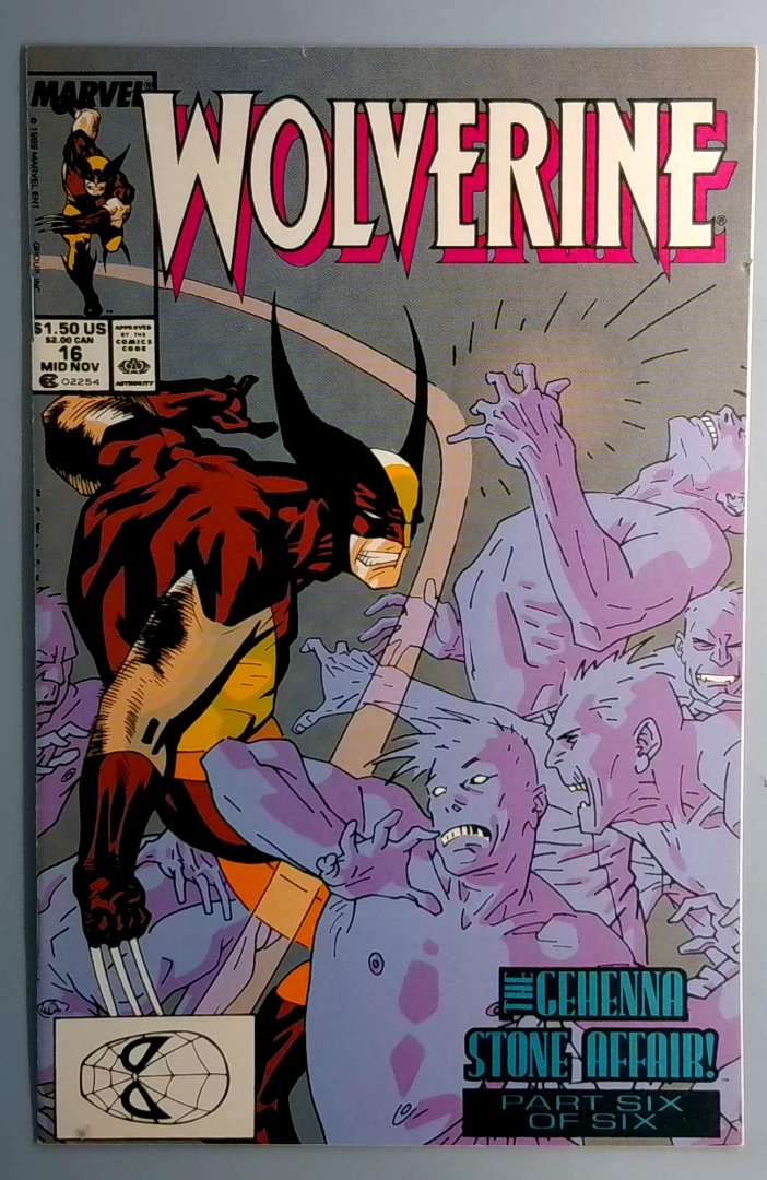 Wolverine #16 VF+ Marvel 1989