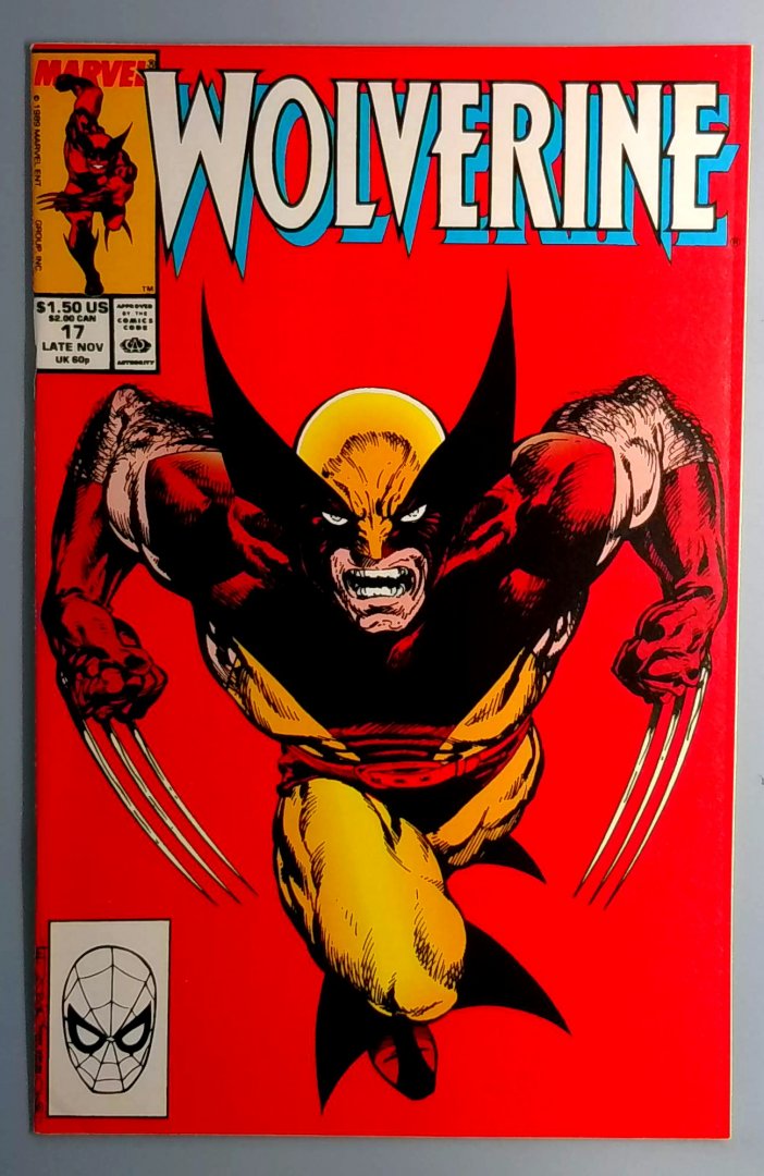 Wolverine #17 VF+ John Byrne Marvel 1989