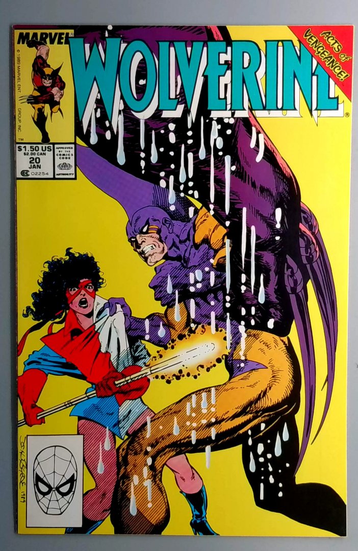 Wolverine #20 VF- Marvel 1990