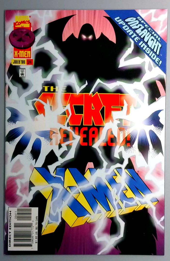 X-Men #54 NM- Onslaught Revealed to Be Charles Xavier Marvel 1996