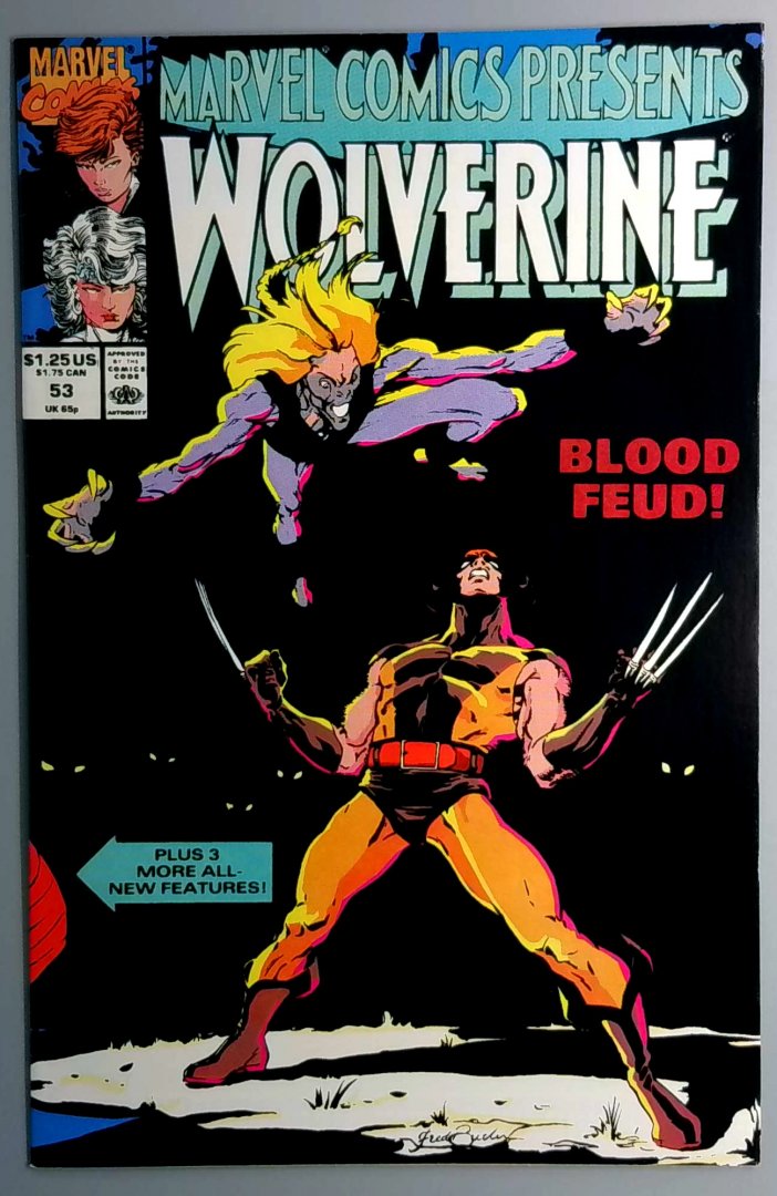 Marvel Comics Presents #53 VF Marvel 1990
