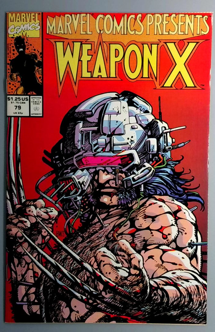Marvel Comics Presents #79 VF- Debut of Wolverines Weapon X Design in Full MARVEL 1991