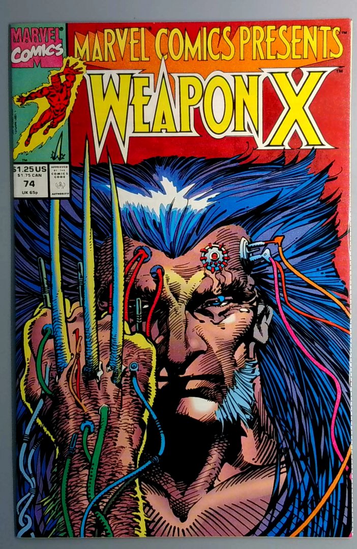 Marvel Comics Presents #74 NM-Experiment X Marvel 1991