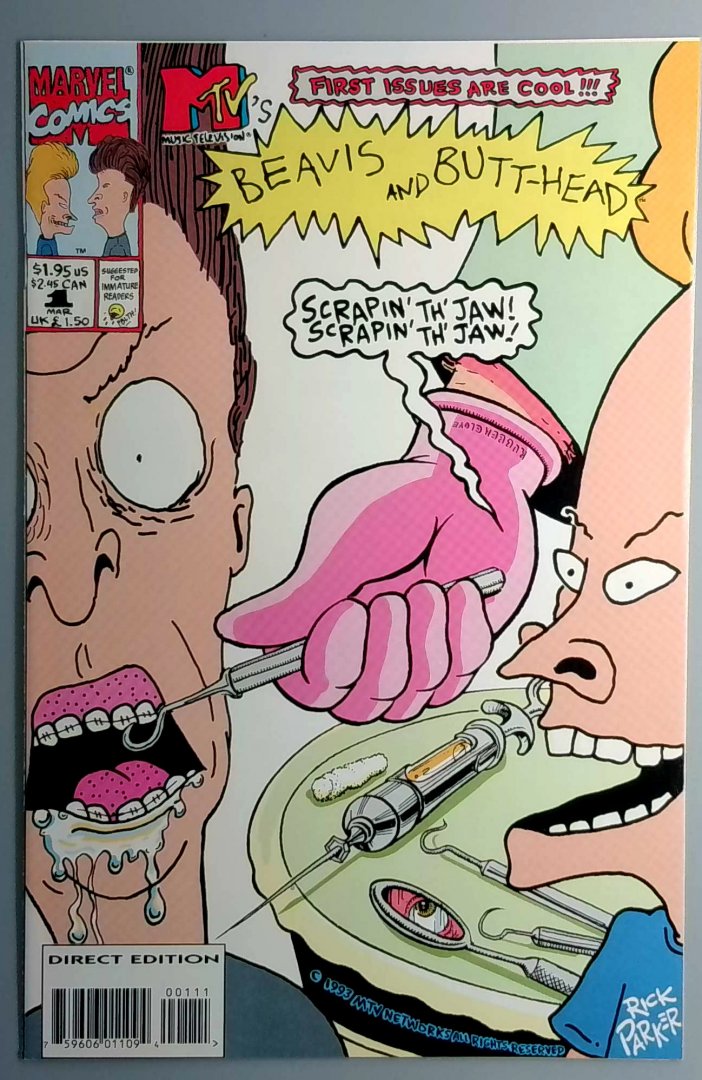 Beavis and Butt-Head #1 NM- MARVEL 1993
