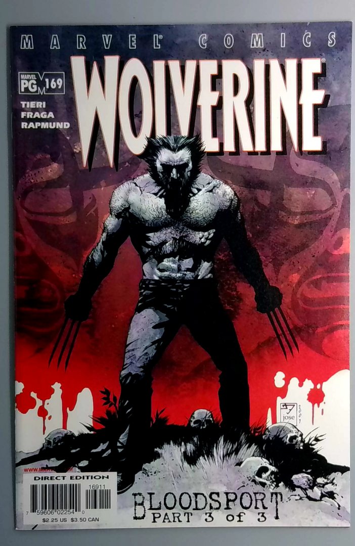 Wolverine #169 NM- Marvel 2001