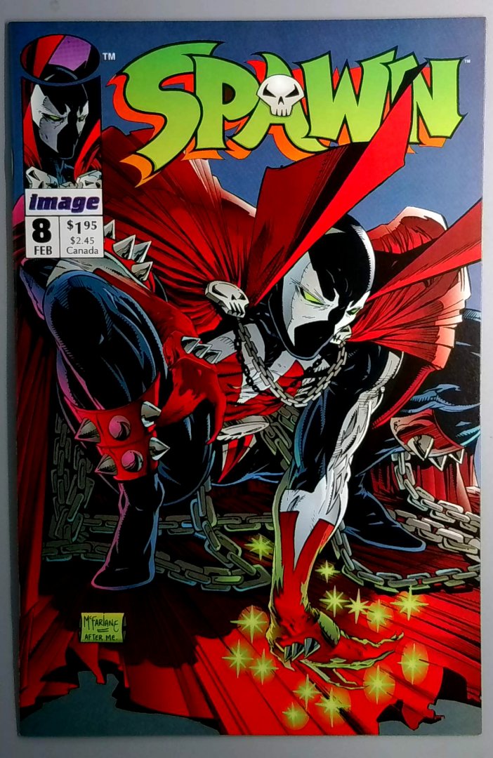 Spawn #8 VF/NM Includes a Spawn Poster by Frank Miller IMAGE 1993