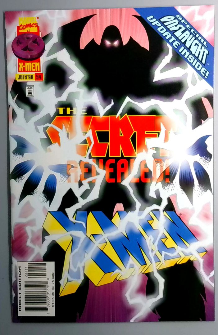 X-Men #54 NM Onslaught Revealed to Be Charles Xavier Marvel 1996