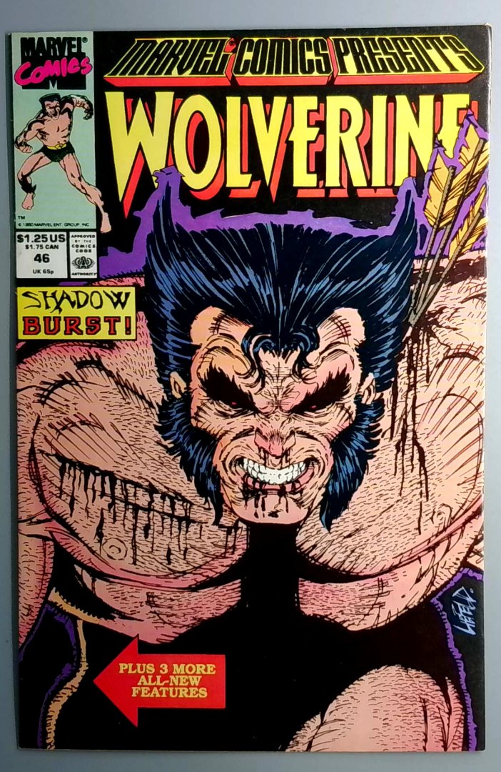 Marvel Comics Presents #46 VF- Rob Liefeld Marvel 1990