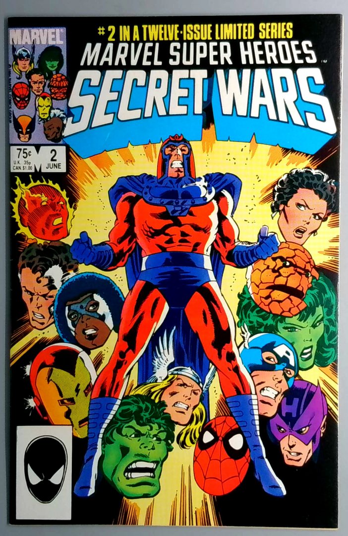 Marvel Super-Heroes: Secret Wars #2 VF+ Marvel 1984