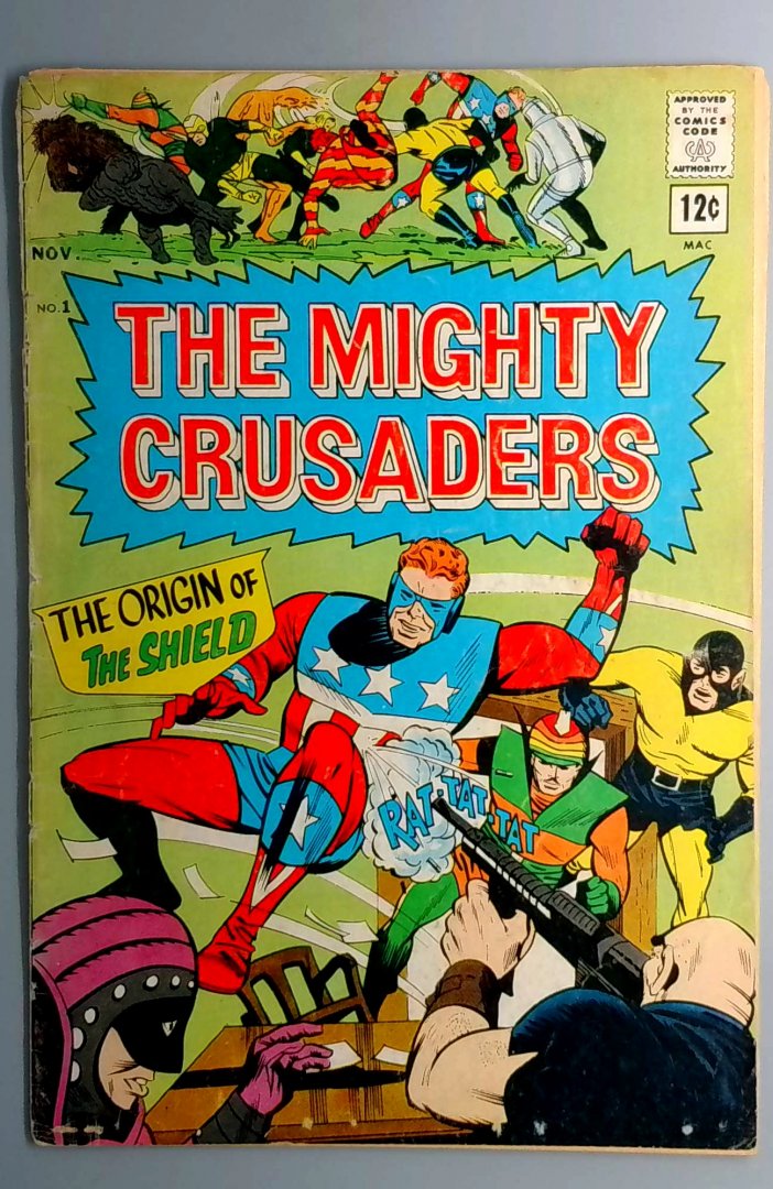 Mighty Crusaders #1 GD Detached Cover Comic Book