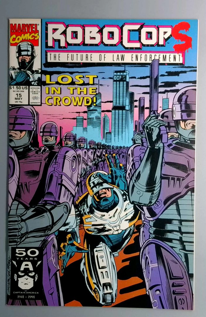 RoboCop #15 NM- MARVEL 1990