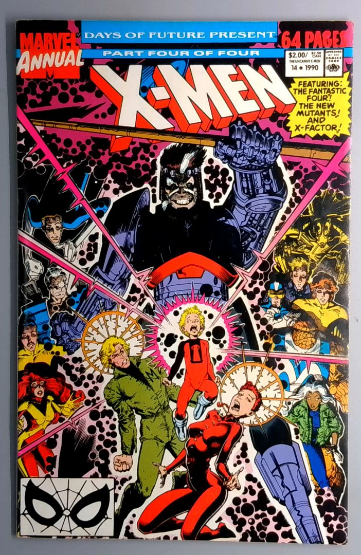 X-Men Annual #14 VG/FN 1st Cameo Appearance of Gambit Marvel 1990