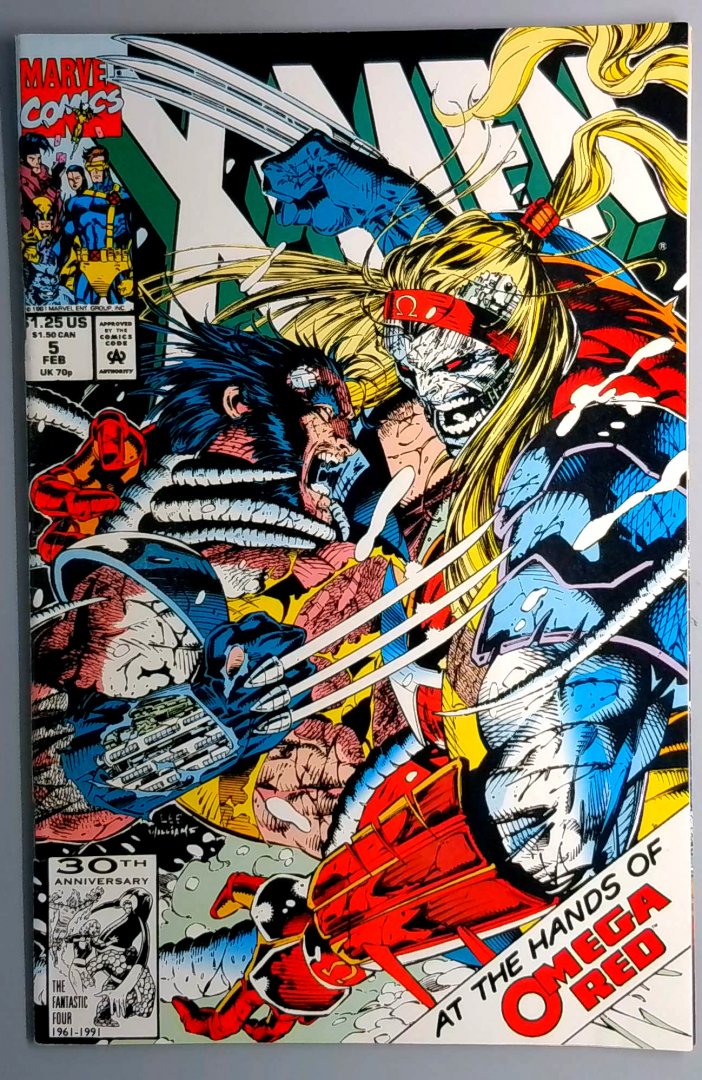 X-Men #5 FN+ 1st Appearance team X Comprised of Victor Creed Marvel 1991
