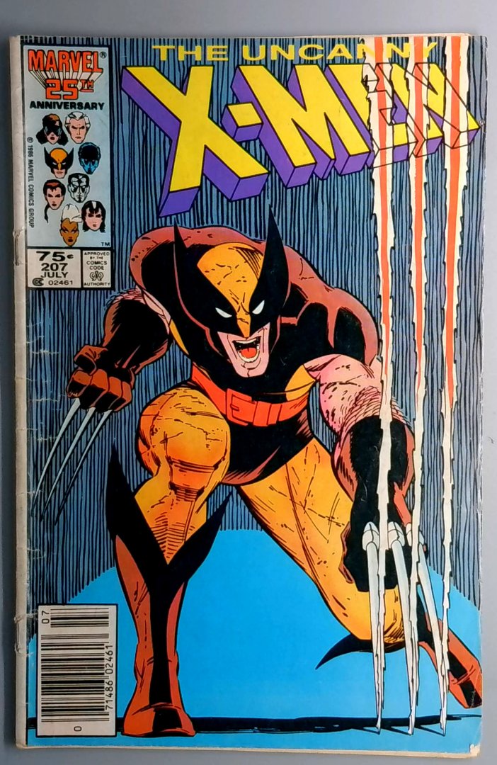 Uncanny X-Men #207 VG- Newsstand Edition Marvel 1986