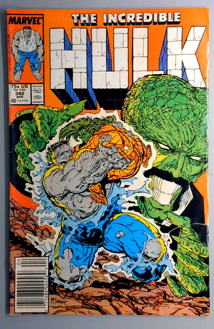 Incredible Hulk #342 VG Newsstand Edition Marvel 1988