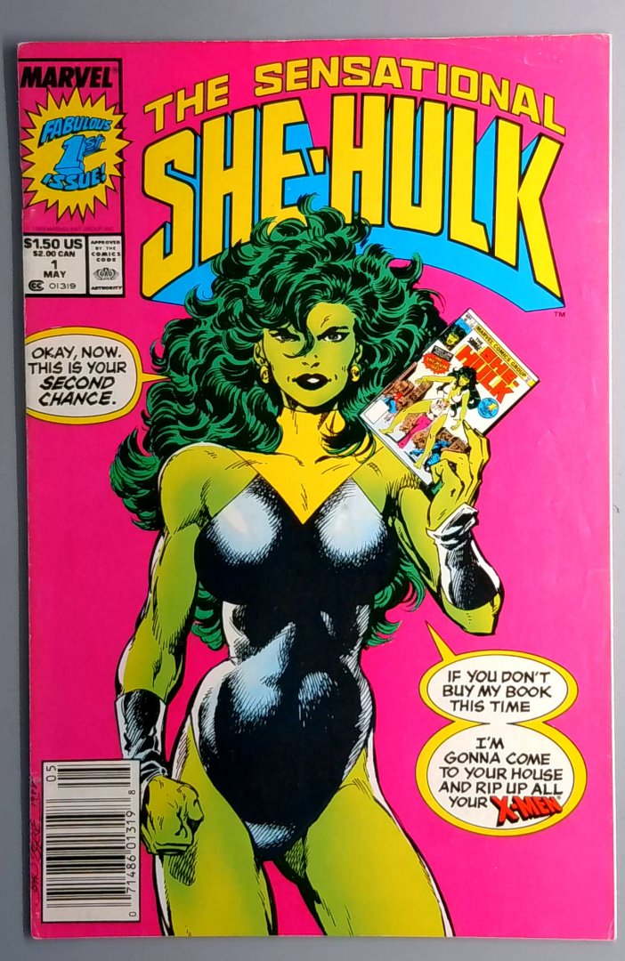 Sensational She-Hulk #1 FN Newsstand Marvel 1989
