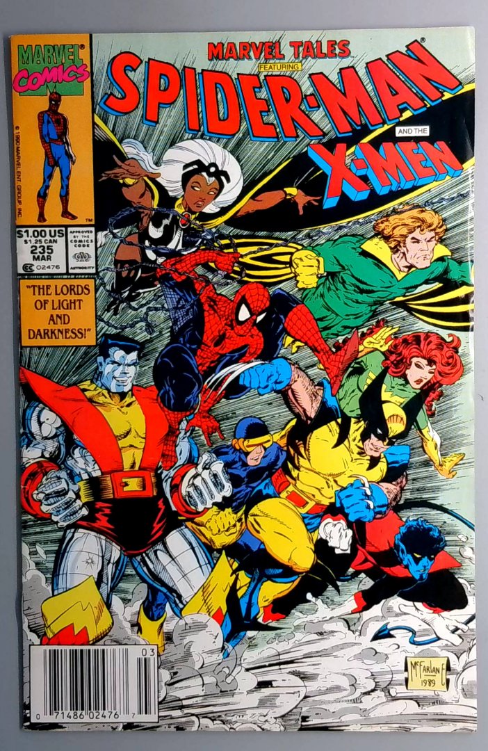 Marvel Tales #235 VG/FN Newsstand, McFarlane Marvel 1990