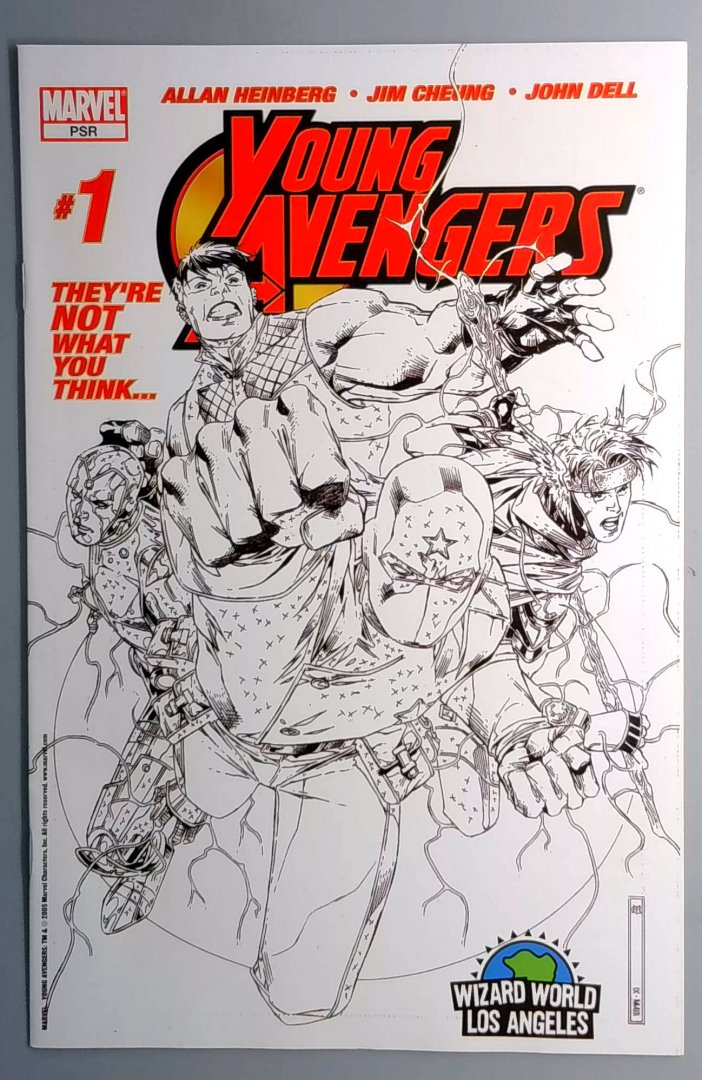 Young Avengers #1 VF- Wizard World Sketch Variant Marvel