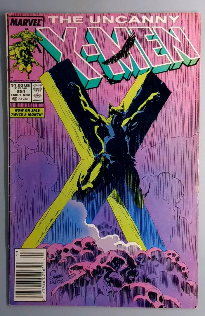 Uncanny X-Men #251 VG- Newsstand Marvel