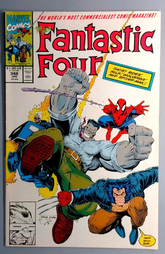 Fantastic Four #348 Hulk Marvel 1991