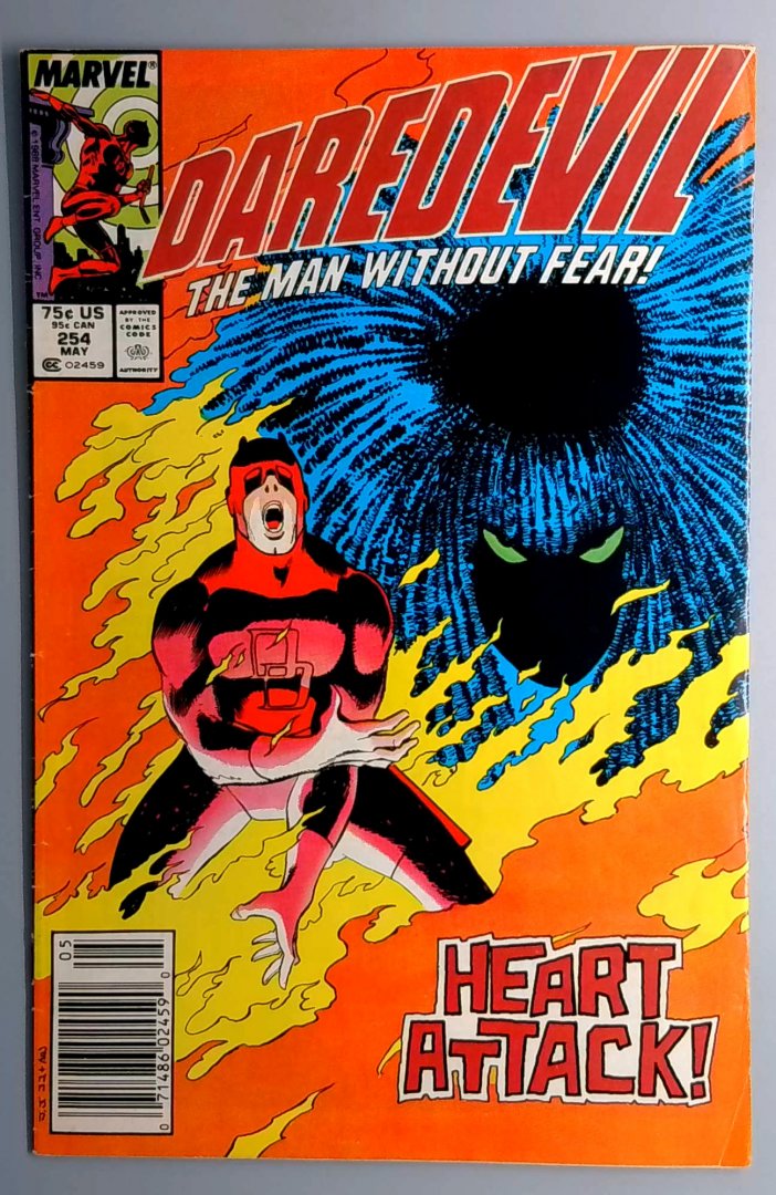 Daredevil #254 VG- Typhoid Mary Newsstand Edition Marvel Copy 1