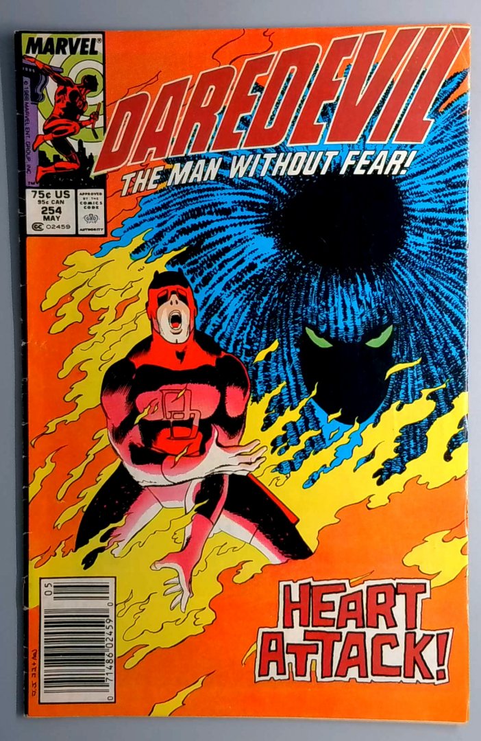 Daredevil #254 VG- Typhoid Mary Newsstand Edition Marvel Copy 2